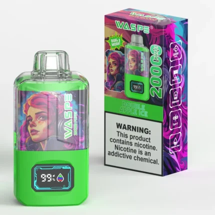 WASPE 20000 Puffs Dual Mesh prémiová jednorázová e cigareta pro náročné vapery