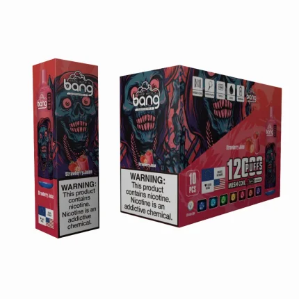 Bang Box 12000 Puff Strawberry Juice exploze jahodové chuti v moderním jednorázovém vapování